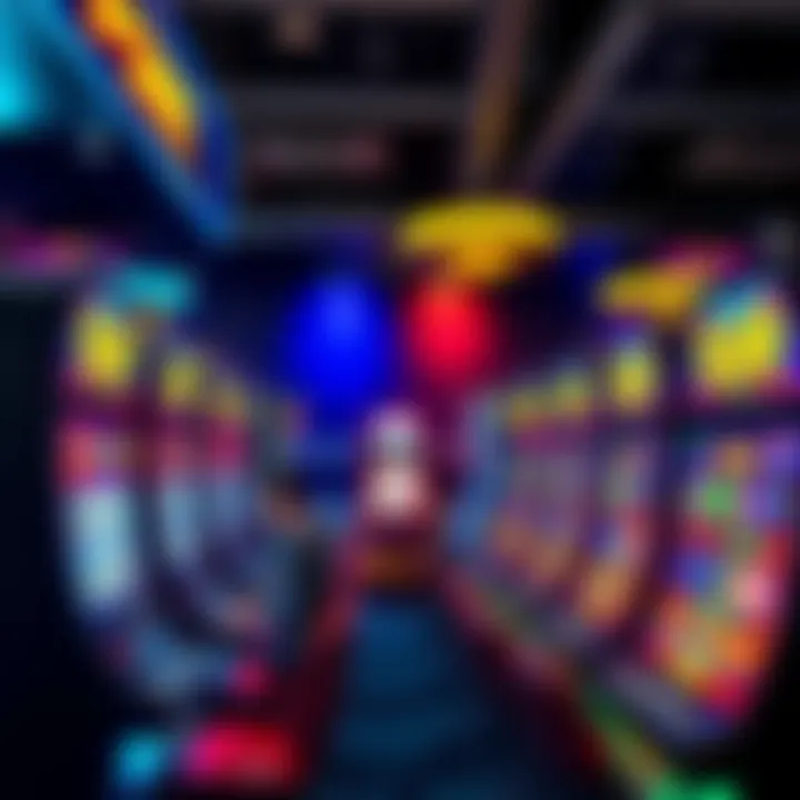 Players enjoying free spins on colorful new slot machines at a casino