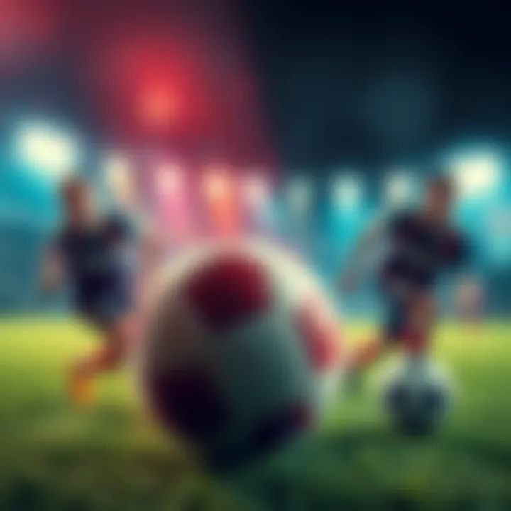 A guide to free football parlay betting with colorful graphics and football imagery