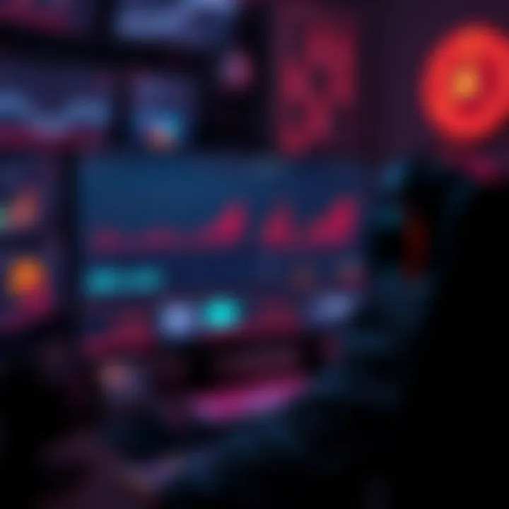 A solo developer coding a free heads-up display for players, showcasing graphs and statistics on a screen.