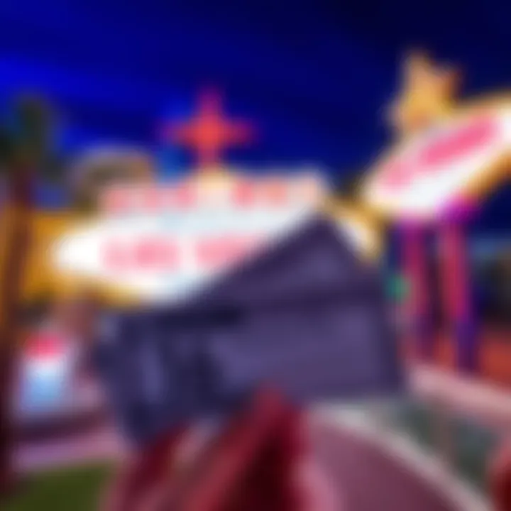 Two free tickets for shows in Las Vegas, held up by a smiling Diamond Plus member in front of a vibrant Las Vegas backdrop.