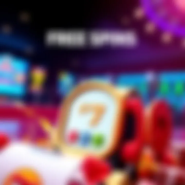 Graphic showing eight free spins and a phone symbol representing a 31-minute chat offer for players.