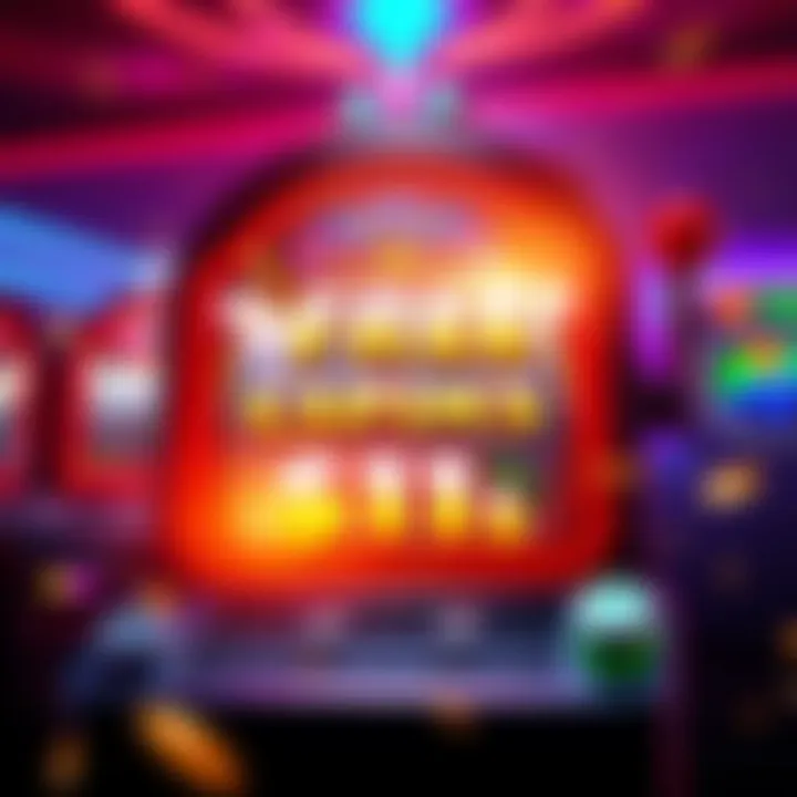 A colorful graphic showing a slot machine with 10 free spins and a bet of 11 dollars highlighted.