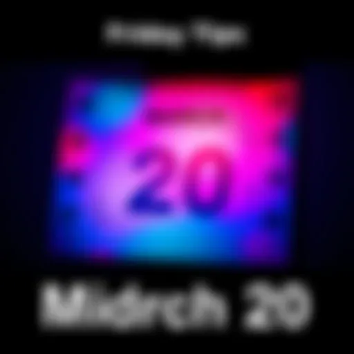 Friday Tips March 20 A colorful calendar page showing March 20 with tips written around it for planning a weekend.