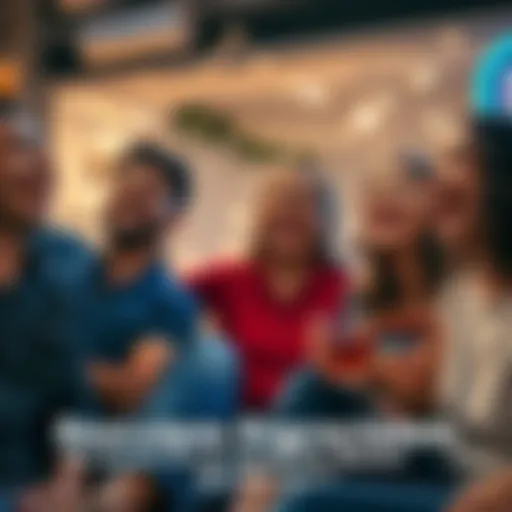 A group of friends laughing together after recalling embarrassing moments, showcasing the humor in past gaffes.