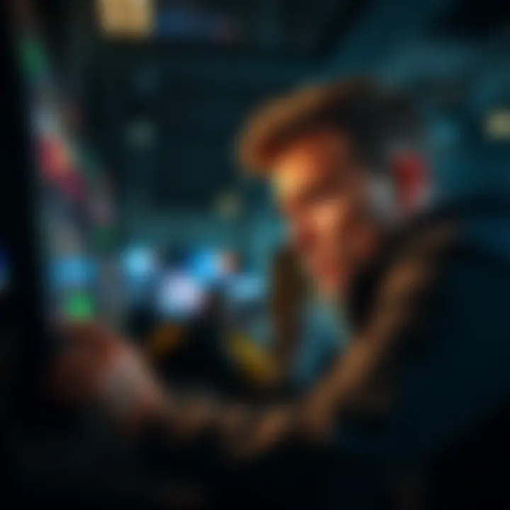 A disappointed person staring at a betting screen, reflecting on consecutive losses, with a dejected expression.