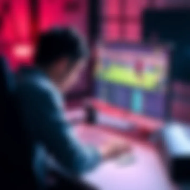 Frustrated bettor looking at a computer screen A frustrated person sits at a desk, staring at a computer displaying a betting website, showing disappointment over missing bonuses.