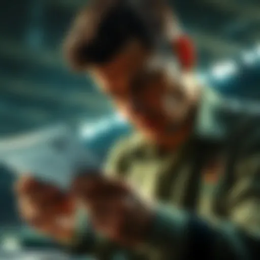 A person looks at betting slips with disappointment after a series of losses despite many wins