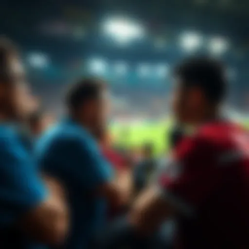Fans showing frustration during a game as players struggle to score points
