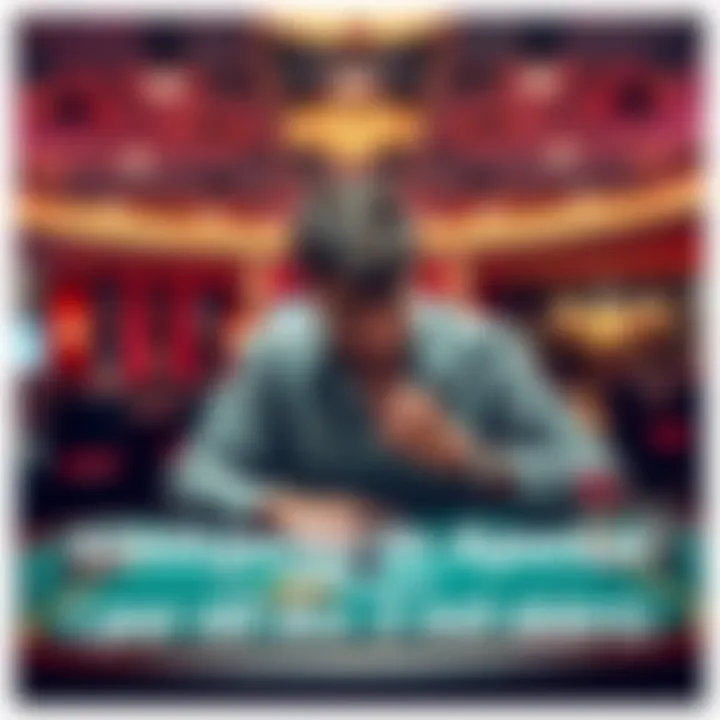 A man looking upset while sitting at a betting table with a small amount of money in front of him, reflecting on his recent losses.