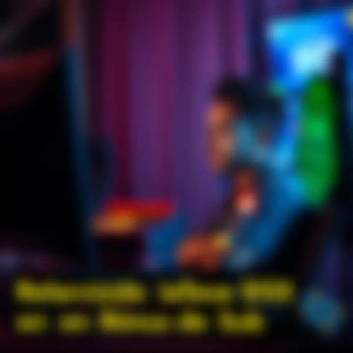 Frustrated gambler looking at small bonus A person sitting at a computer with a disappointed expression, viewing a small bonus amount on the screen. The room is dimly lit, indicating late-night gaming.