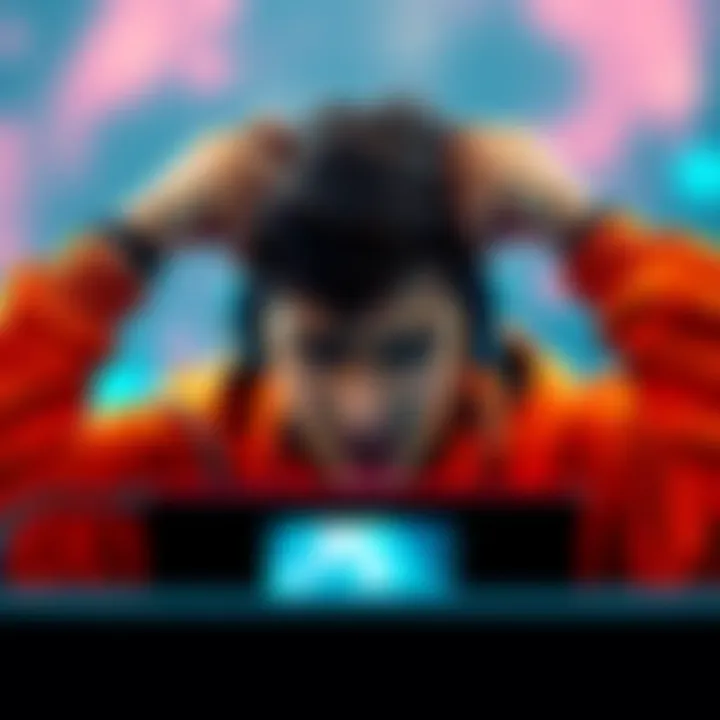 Frustrated Gamer A gamer showing frustration while losing a game at the final moments, with hands on their head and a focused screen in front of them.