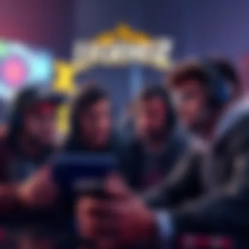 A group of frustrated gamers expressing dissatisfaction with new purchasing rules in Legendz