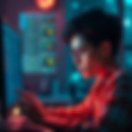 A person looking at their computer screen with a frustrated expression, representing issues with a blocked account.