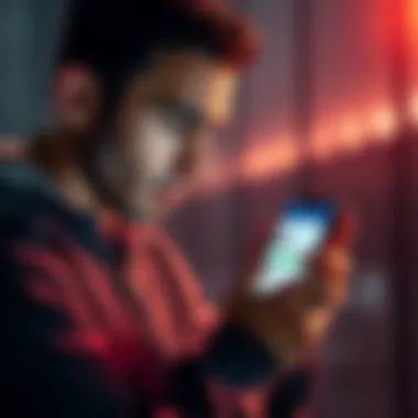 A person looks frustrated while checking their Fanduel account on a smartphone, showing issues with bet verification.