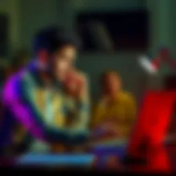A person sitting at a desk, looking frustrated while trying to process a withdrawal on a laptop related to Coin Poker