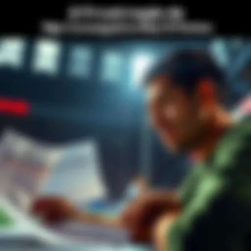 A frustrated person staring at a score sheet showing insufficient points