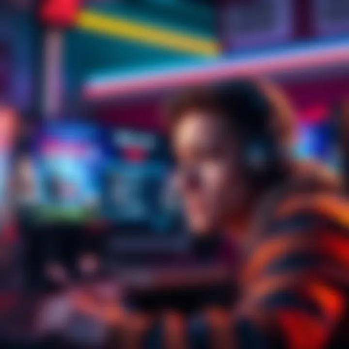 Player frustrated after losing in game A player looking disappointed while playing a video game, with a screen showing losses and a small weekly reward