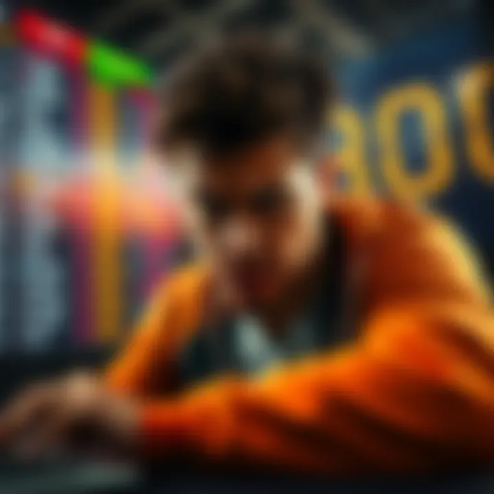 A frustrated player looking at betting results, showing disbelief as points multiply rapidly on a screen.