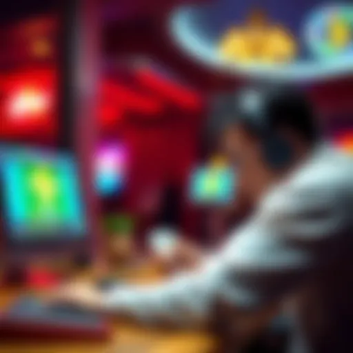 A player looks frustrated while trying to withdraw money from a crypto casino on a computer