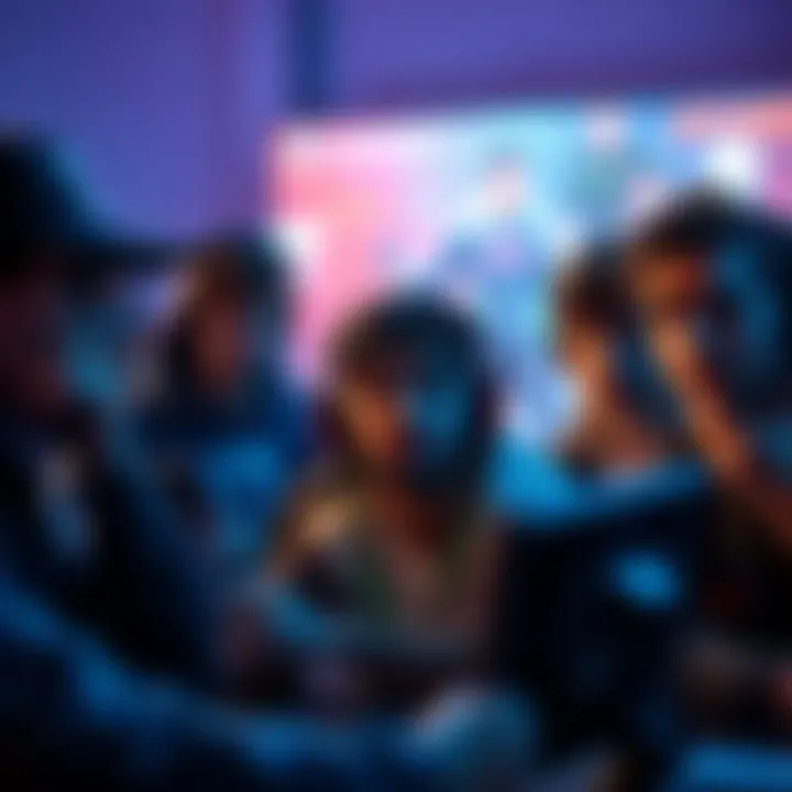 A group of players looking frustrated and confused during a gaming session