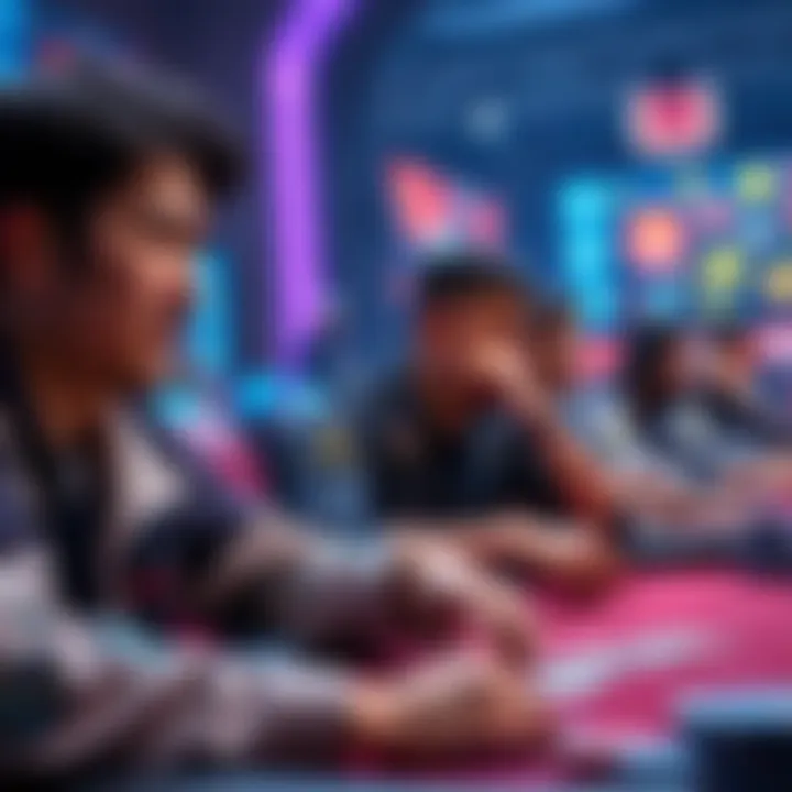 Group of players looking disappointed while playing CoinPoker, expressing frustration over the latest update.