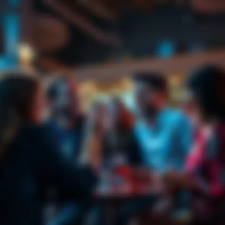 Fun interaction among people Group of people enjoying a lively discussion and sharing ideas