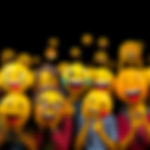People reacting with various emojis to a playful post