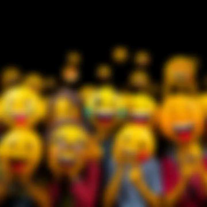 People reacting with various emojis to a playful post