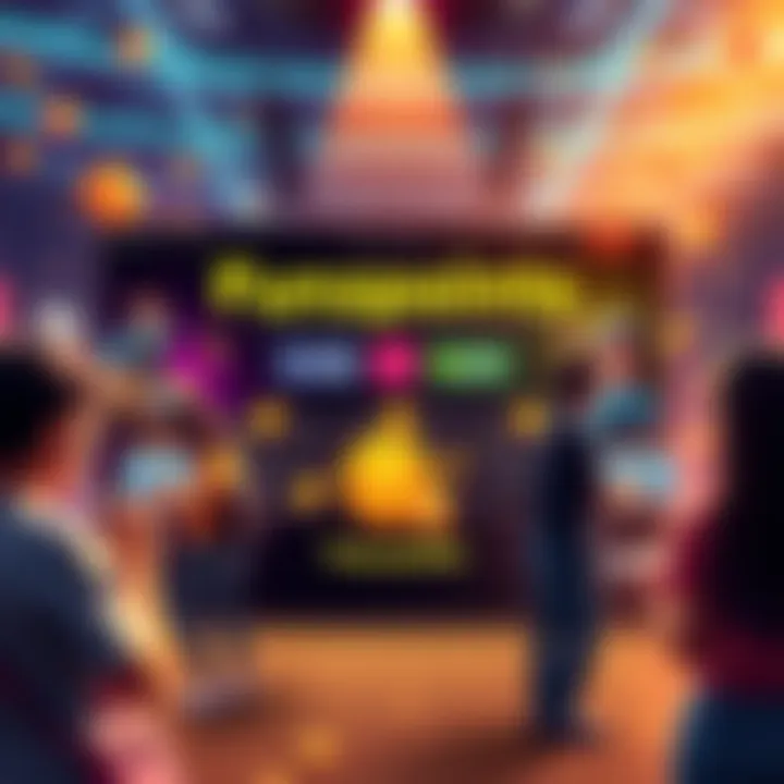 Graphic showing Funzpoints platform with credit rewards and players engaging with daily credits.