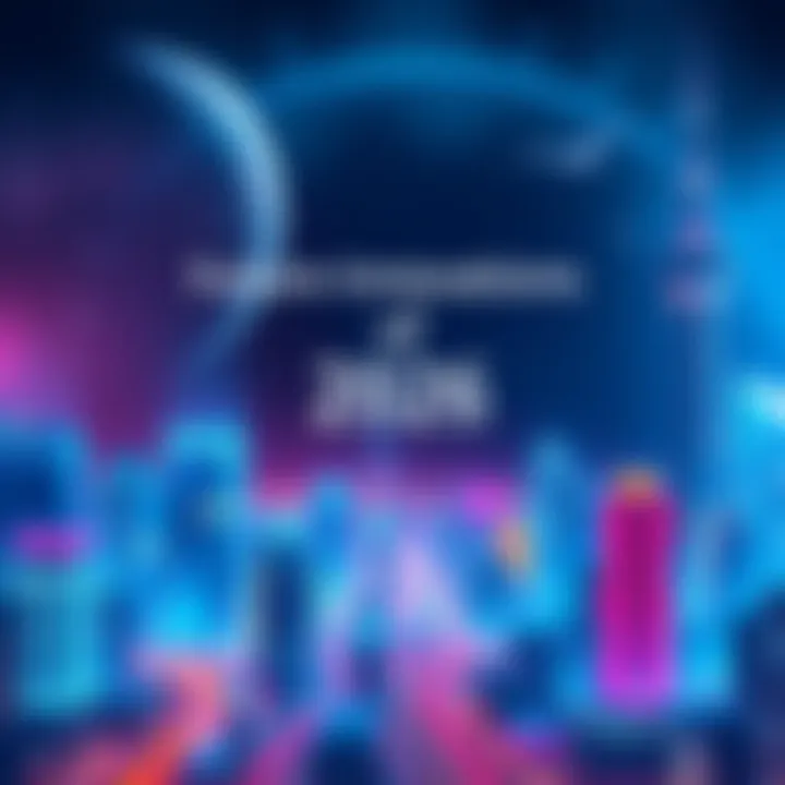 A vibrant city skyline with futuristic buildings and technology, symbolizing upcoming changes and opportunities in 2026.