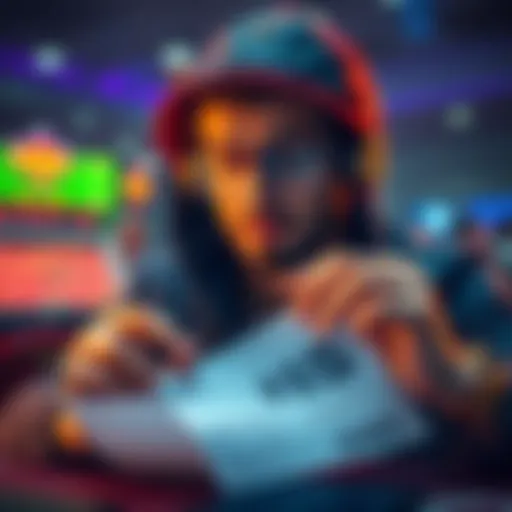A hopeful gambler looking at a betting slip with the amount of $15, showing concern about a canceled bet policy on a betting platform.