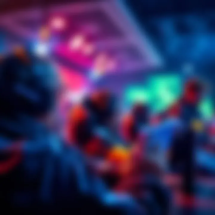 A player focusing on a gaming tournament with strategy guides and notepad