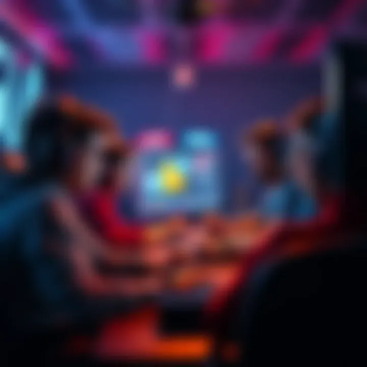 A group of gamers participating in an online training course focused on improving gaming skills