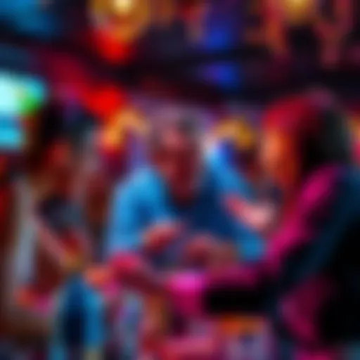 Gary placing a unique bet while friends cheer around him, turning a regular night into an unforgettable experience.