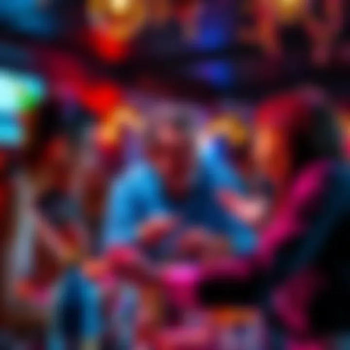 Gary placing a unique bet while friends cheer around him, turning a regular night into an unforgettable experience.
