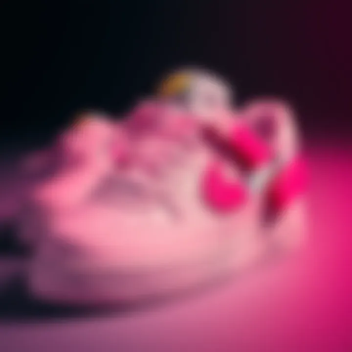 Gates of Olympus AF1 sneakers A close-up of the Gates of Olympus AF1 sneakers with a unique design and colorful accents, showing details that made people laugh on social media.