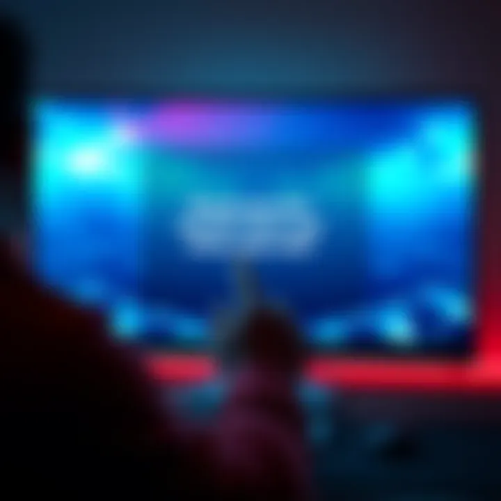 Individual staring at a computer screen showing a message about geographic blocking after a win