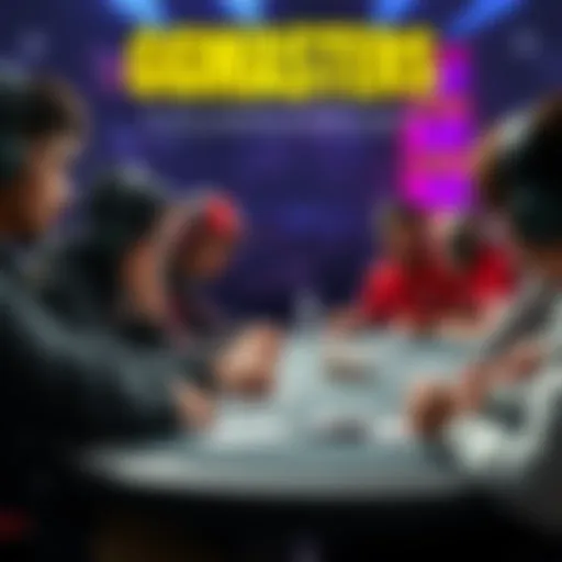 Participants join the GGMasters tournament, guessing cards of the first eliminated player.