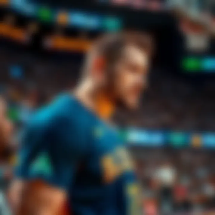 Giddey struggling during a game Josh Giddey looking disappointed on the court after missing a shot