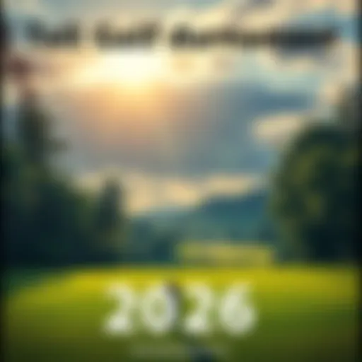 A golfer preparing to tee off on a lush green golf course during a tournament in 2026.