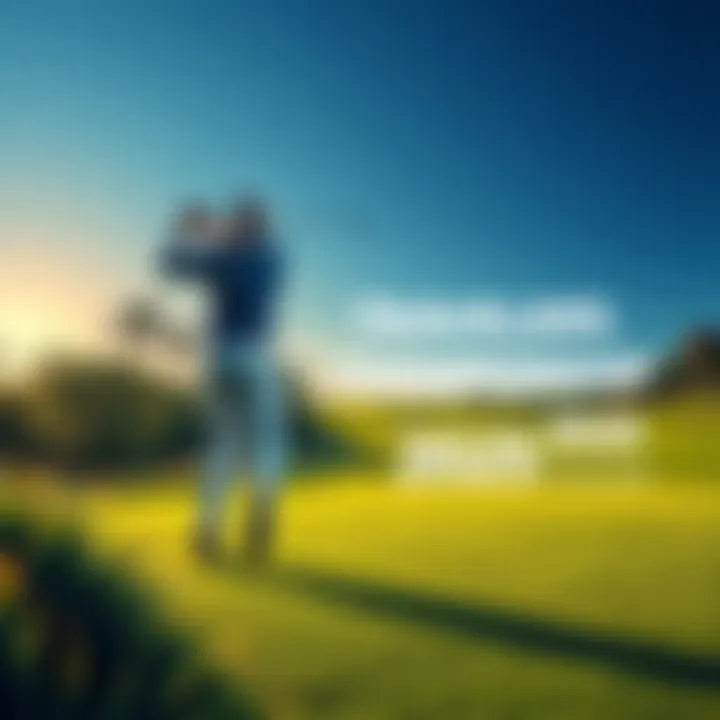 A golfer in mid-swing on a lush green golf course during the Traveler’s Championship 2025