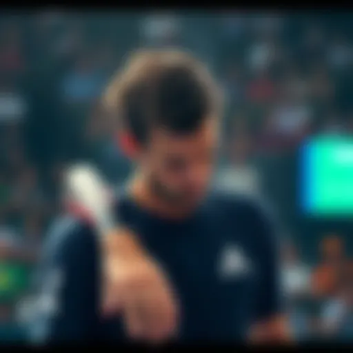 Grigor Dmitirov showing frustration during a tennis match, highlighting his recent struggles in performance