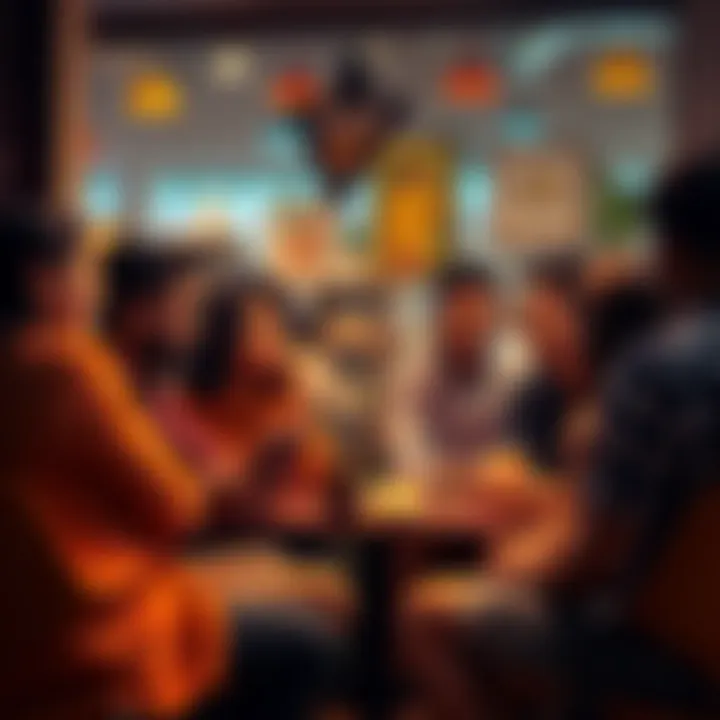 A diverse group of people engaged in a lively discussion about collective opinions, sharing ideas and thoughts in a cozy setting.