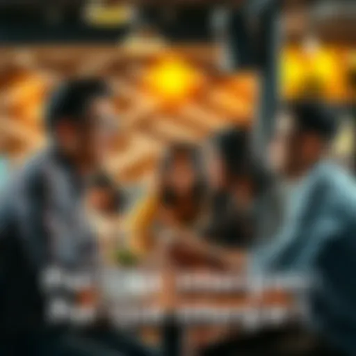 People engaging in conversation at a coffee shop, emphasizing the importance of interaction in relationships.