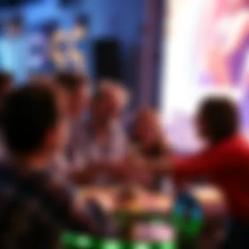 People laughing and connecting while playing a spinning game together