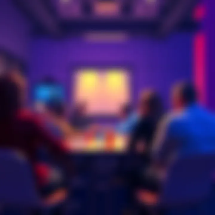 Participants engaging in discussion and sharing experiences at a support group meeting