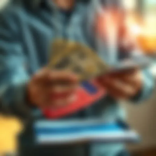 A person holding cash with a calculator and a notebook, symbolizing investment growth from $50 to $200.