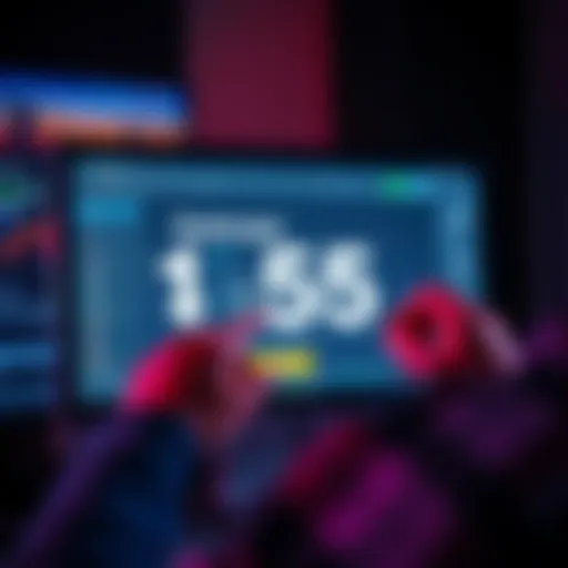 Guess the Weekly and Monthly Ranking Challenge A person making a guess for a ranking challenge with a prize of $25 on a computer screen