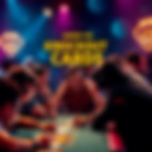 Guess the Knockout Cards People participating in the GGMasters event, trying to guess the cards of the first eliminated player
