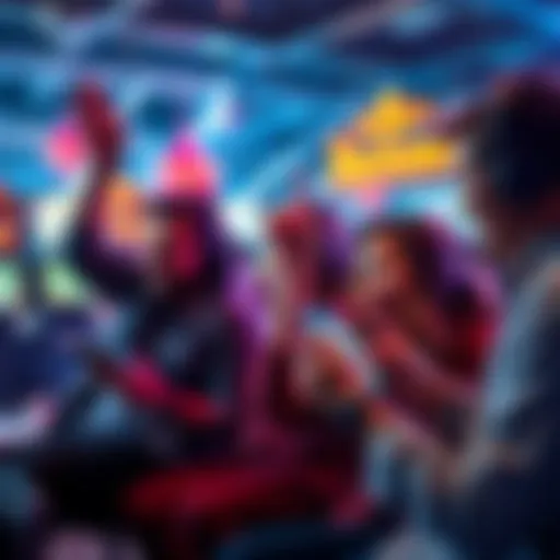 Players celebrating while examining bonus payouts from Hacksaw Games on their devices